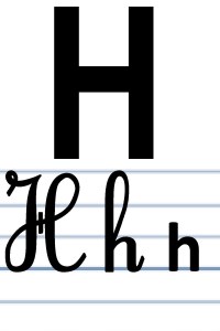 L'écriture du H