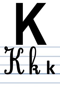 L'écriture du K
