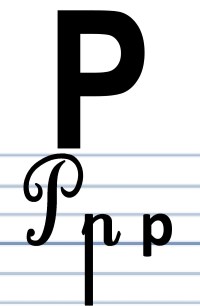 L'écriture du P