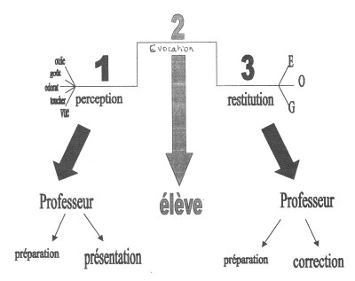 Les 3 temps de l'apprentissage